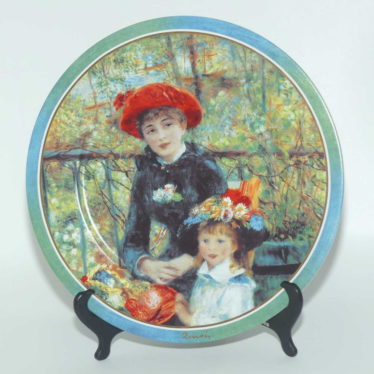 Artis Orbis Wall plate | Renoir | Deux soeurs | Limited Edition