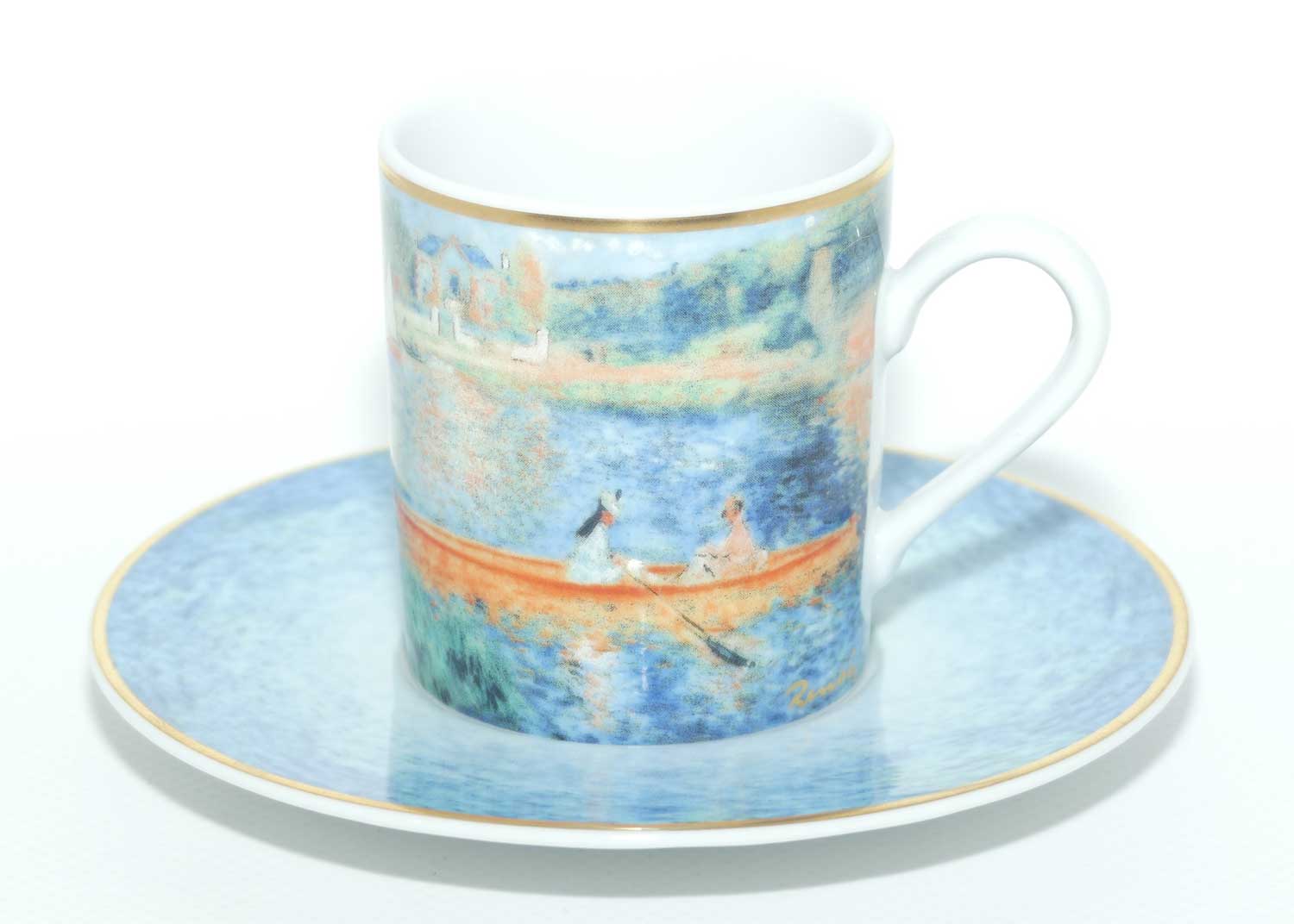 Artis Orbis demi tasse duo | Renoir | La Seine d'Asnieres
