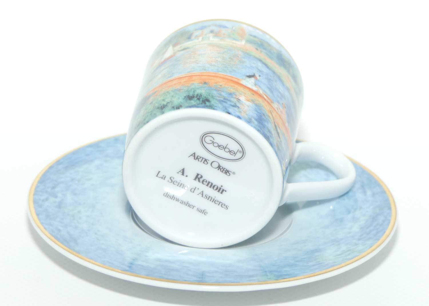 Artis Orbis demi tasse duo | Renoir | La Seine d'Asnieres