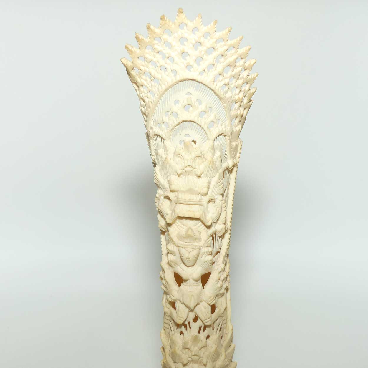 Large Balinese Carved Bone Rangda scene | #1
