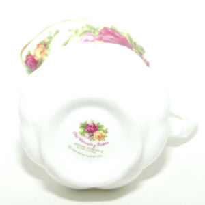 Royal Albert Bone China Old Country Roses lidded sugar and milk jug on tray | © 1962 Royal Albert Ltd backstamp | Asian