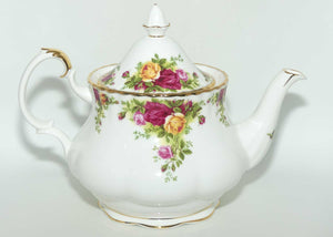 Royal Albert Bone China Old Country Roses tea pot | 1250ml | © 1962 Royal Albert Ltd backstamp | Asian