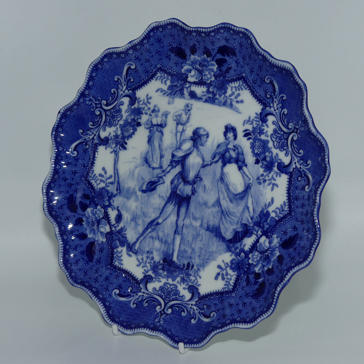 Doulton Burslem Shakespearean As You Like It Lover & Lass Stafford shape plate