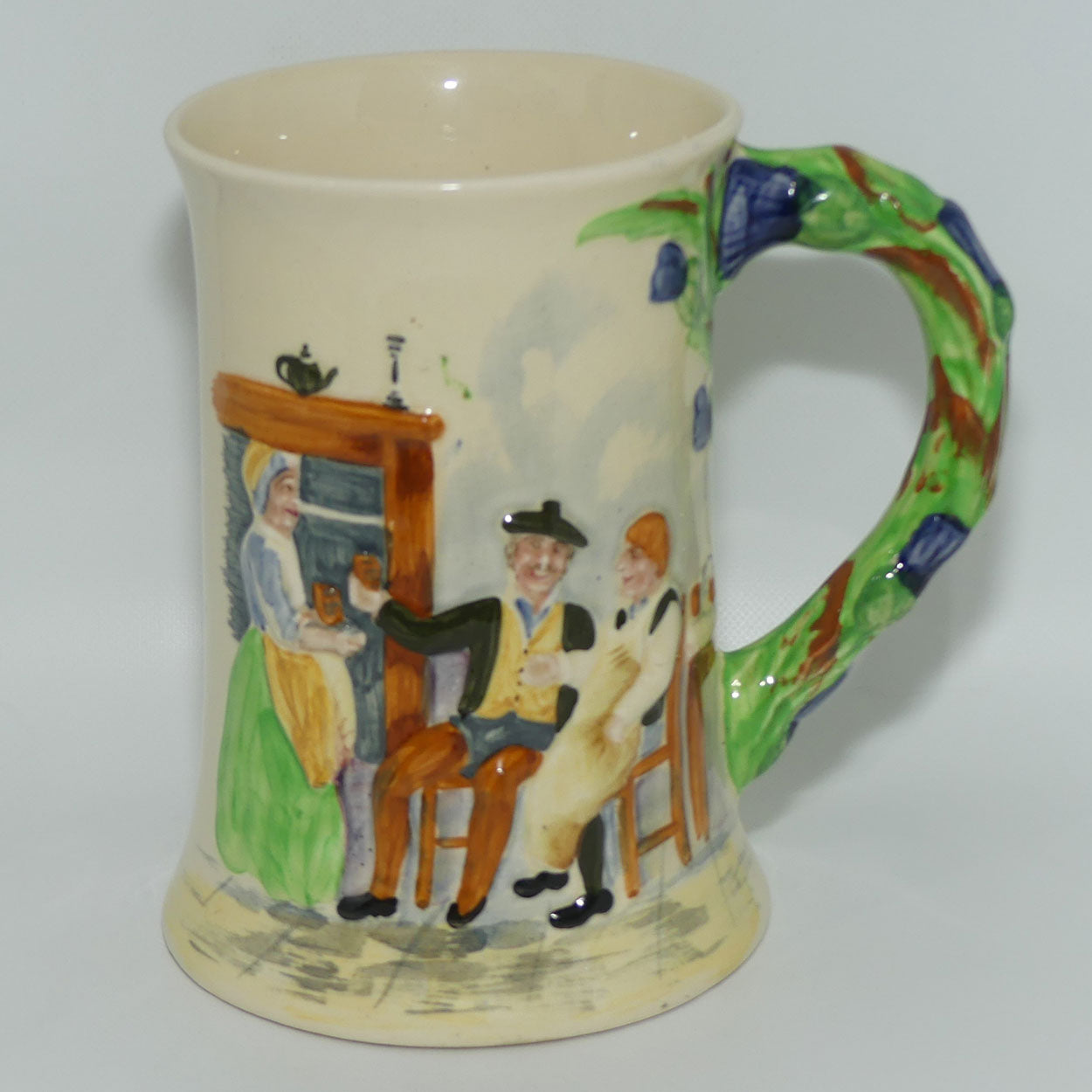 Crown Devon Fieldings Auld Lang Syne musical tankard