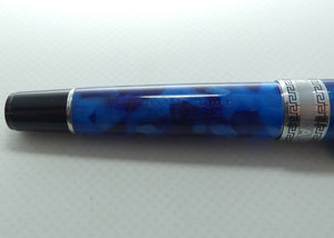 Aurora Italy Optima Cento Fountain Pen | Blue Auroloide | F nib | original boxing