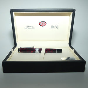 Aurora Italy Optima Fountain Pen | Burgundy Auroloide | M nib | original boxing