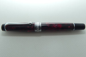 Aurora Italy Optima Fountain Pen | Burgundy Auroloide | M nib | original boxing