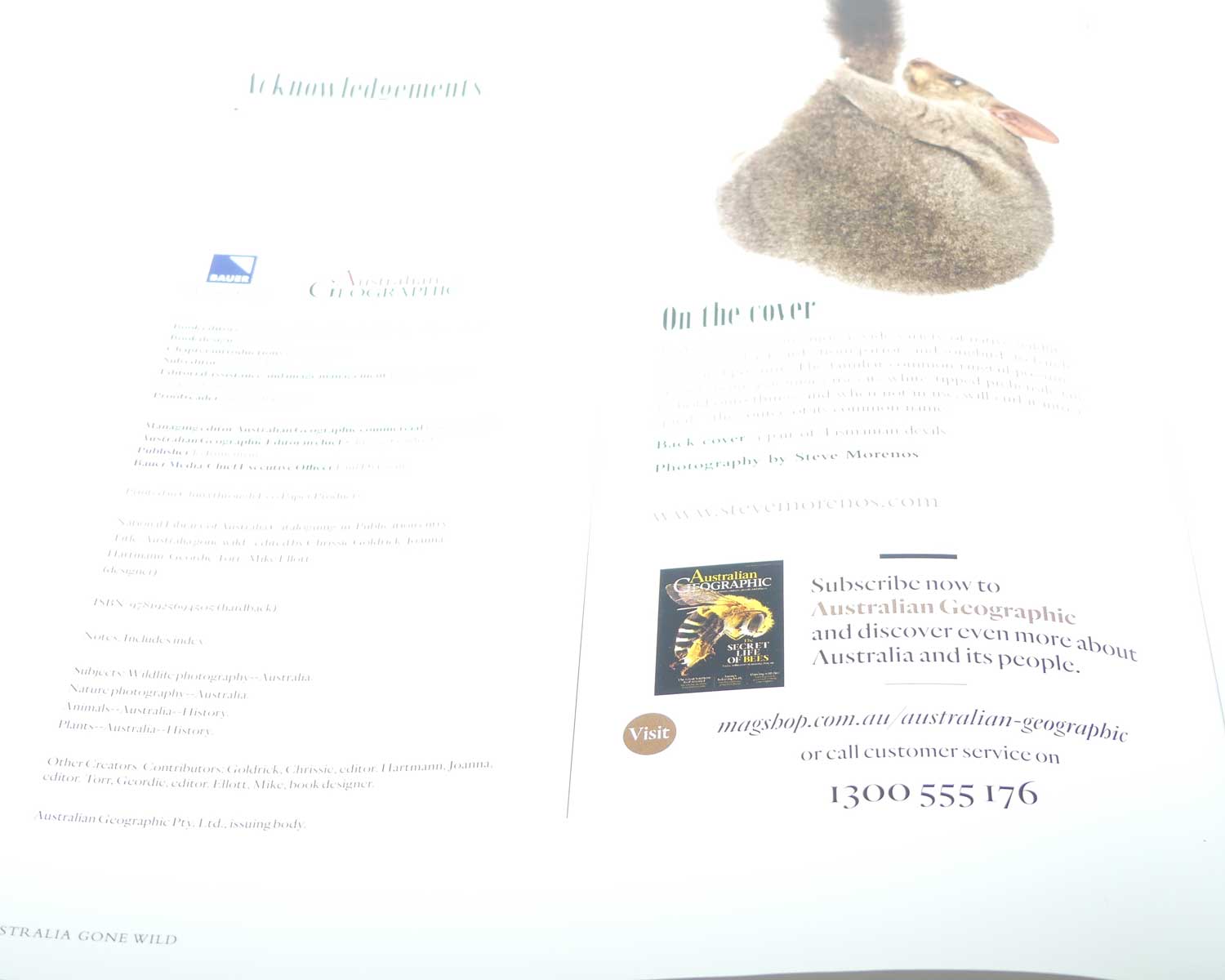 Reference Book | Australian Geographic | Australia Gone Wild | An anthology of the best nature stories from Australian Geographic