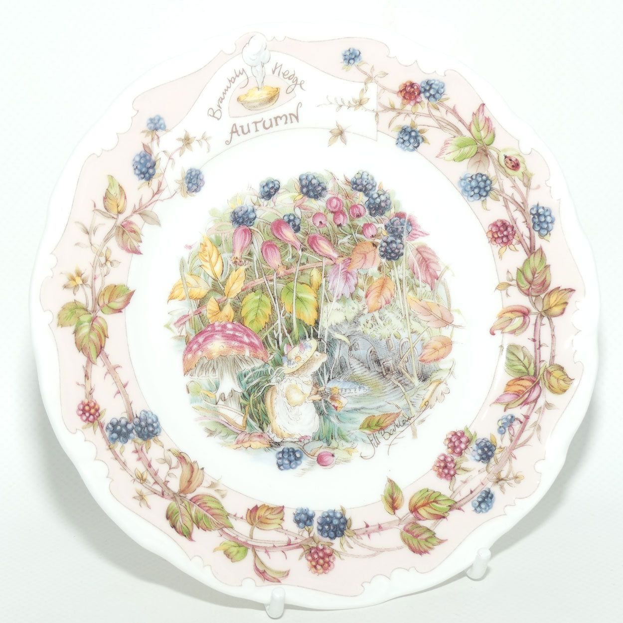 Royal Doulton Brambly Hedge Giftware | 15.5cm plate | Autumn | boxed