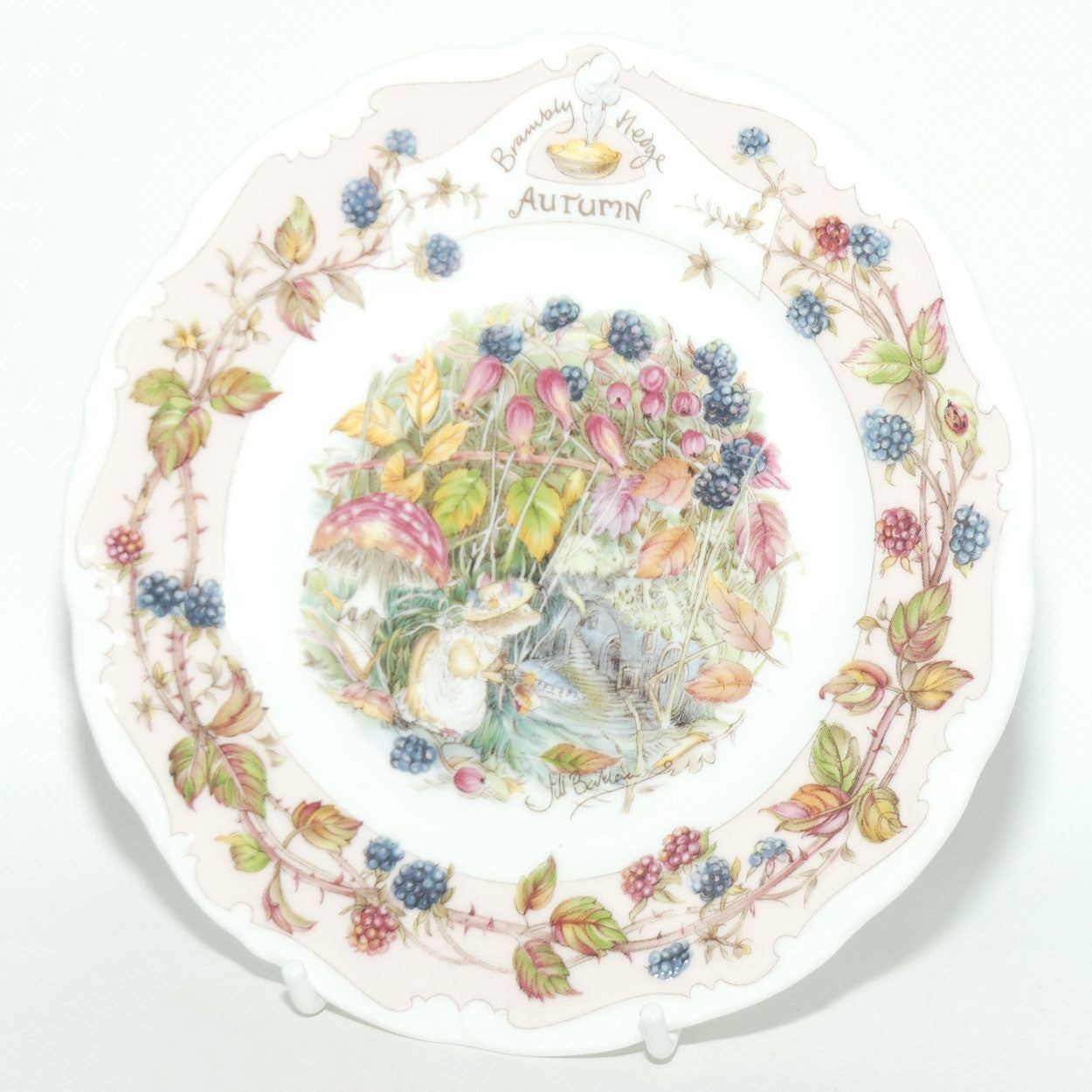 Royal Doulton Brambly Hedge Giftware | 15.5cm plate | Autumn | boxed