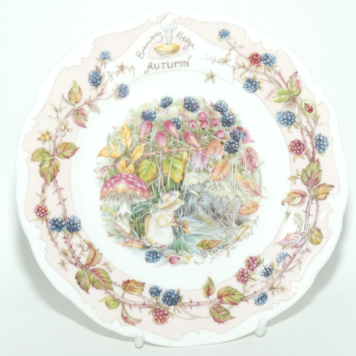 Royal Doulton Brambly Hedge Giftware | 15.5cm plate | Autumn | boxed