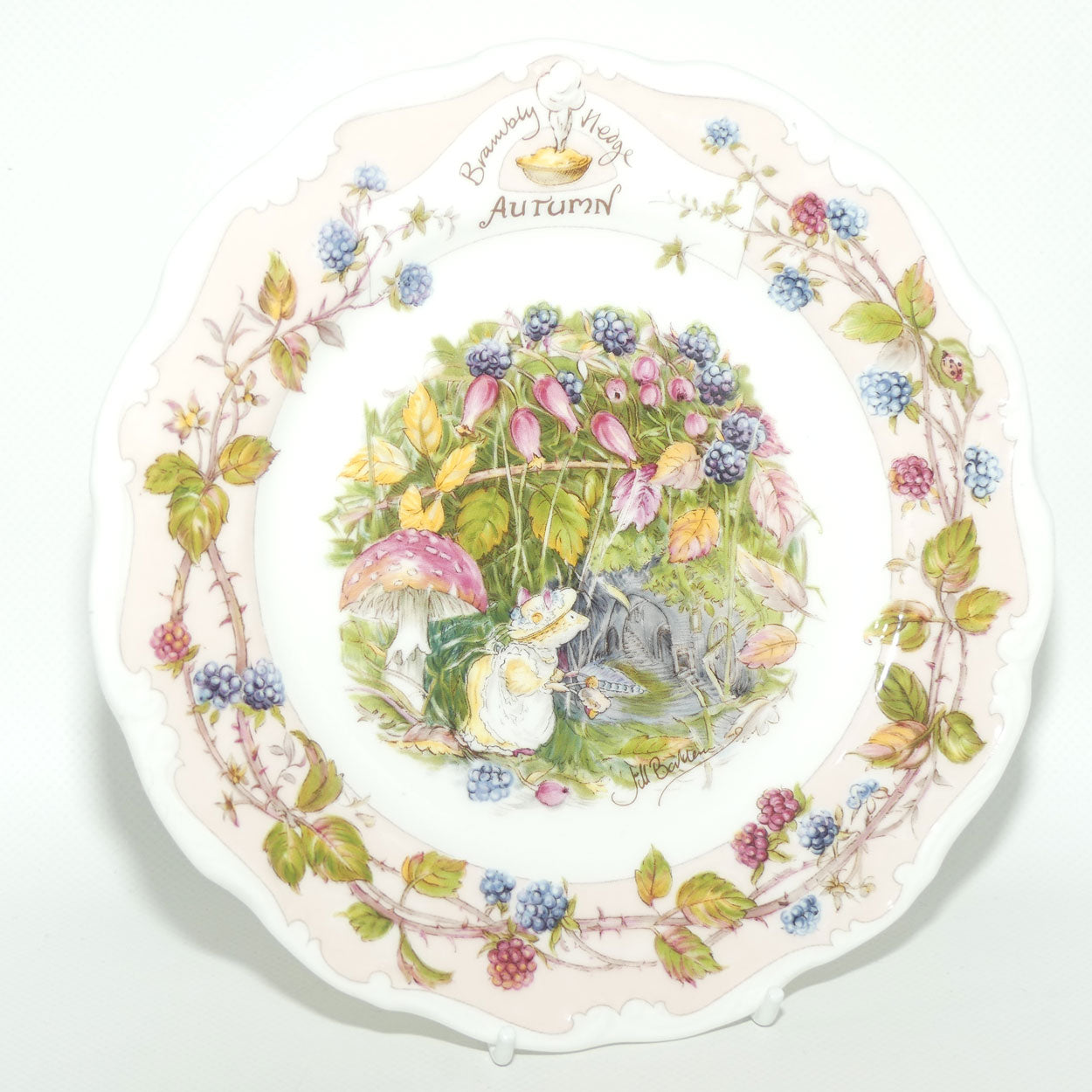 Royal Doulton Brambly Hedge Giftware | 20.5cm plate | Autumn | boxed