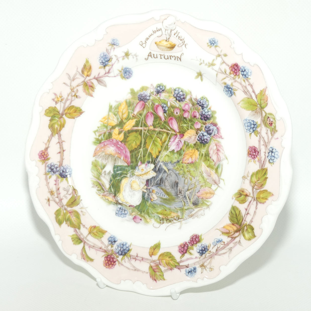 Royal Doulton Brambly Hedge Giftware | 20.5cm plate | Autumn | boxed