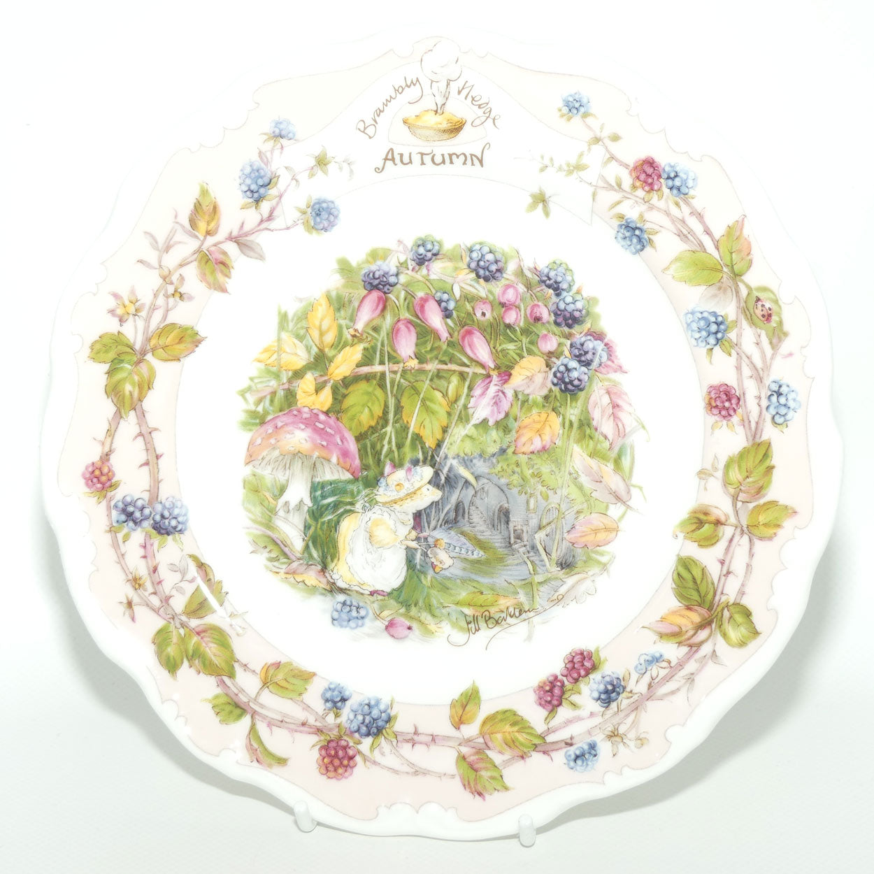 Royal Doulton Brambly Hedge Giftware | 20.5cm plate | Autumn | boxed