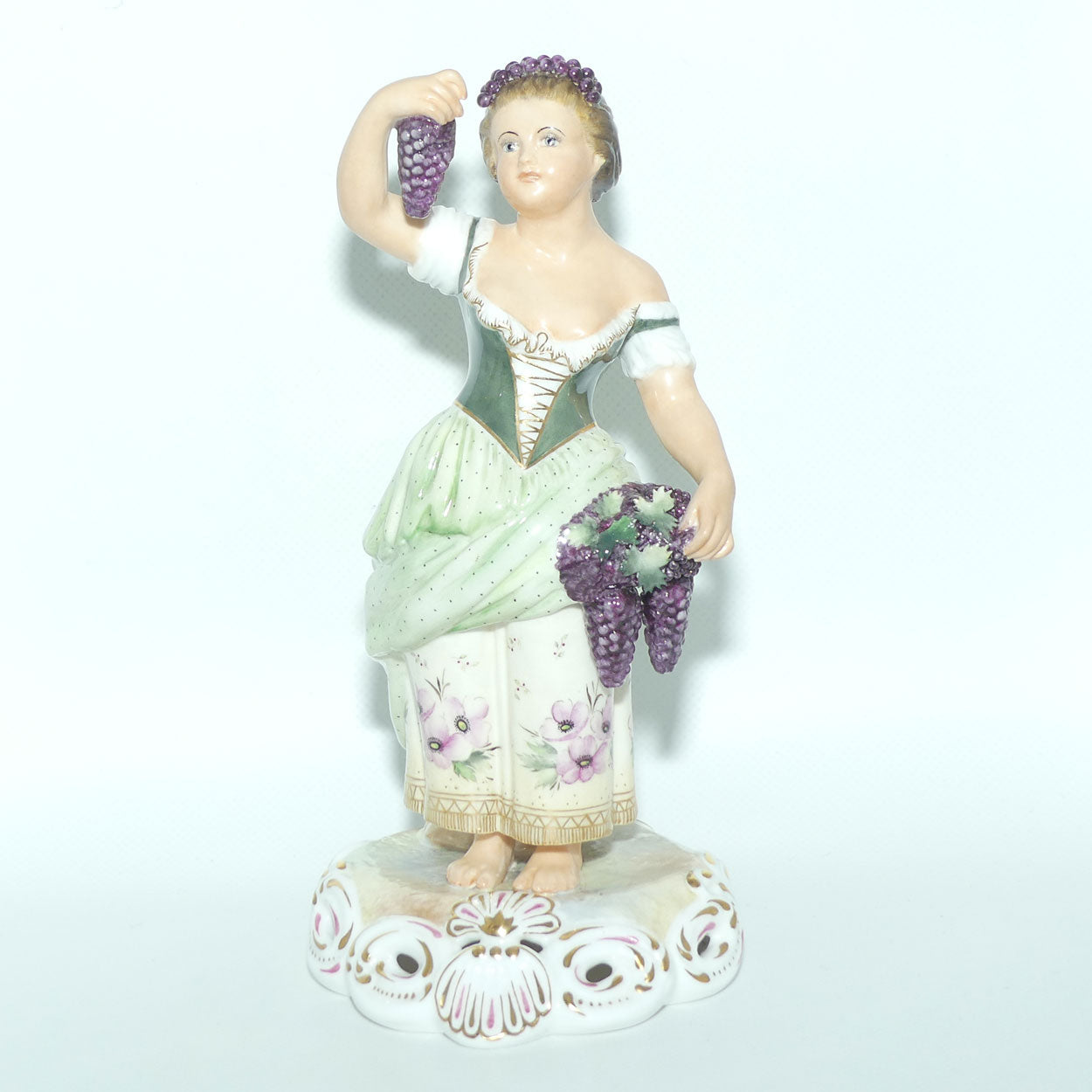 Royal Crown Derby figure | Four Seasons | Autumn | boxed c.1975