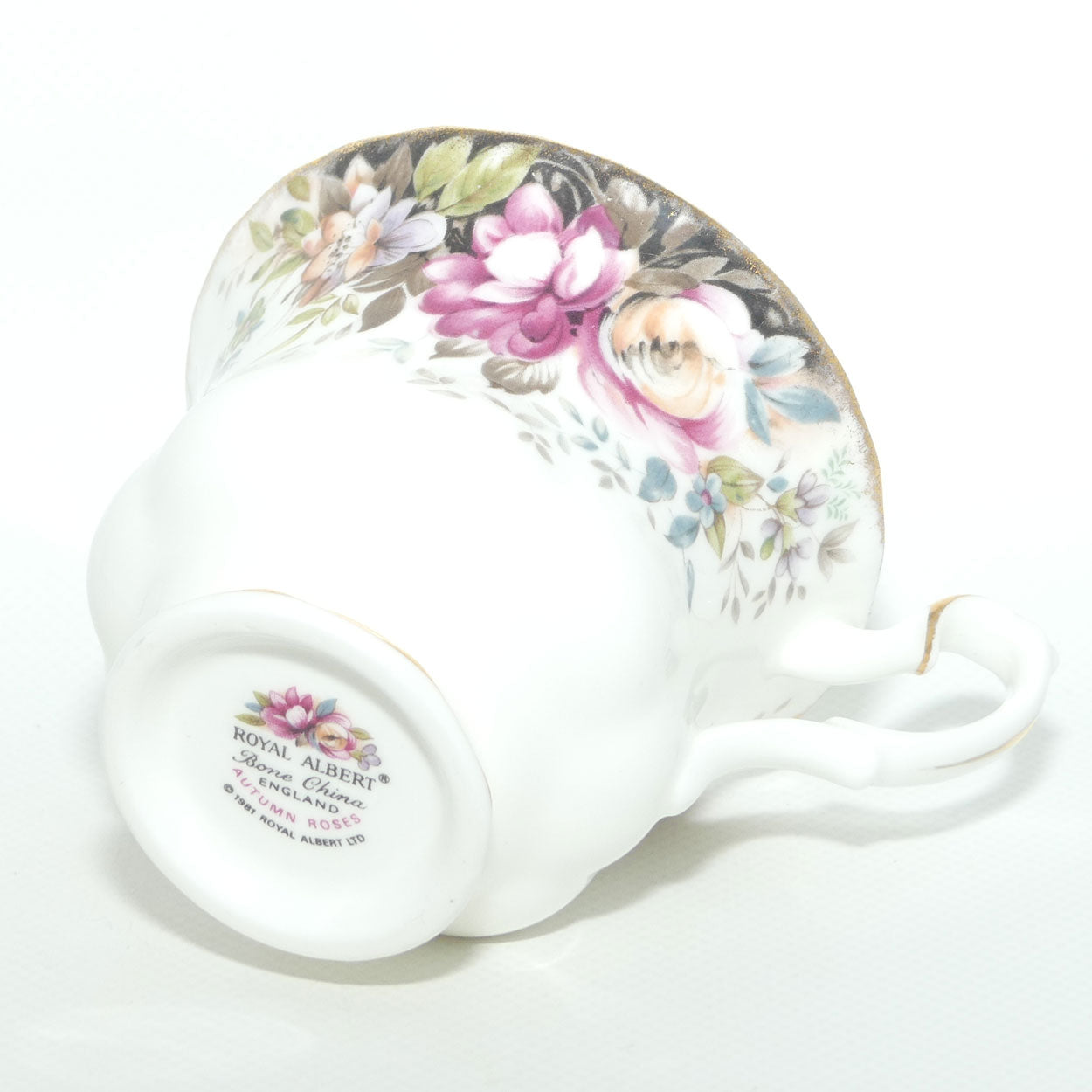 Royal Albert Bone China England Autumn Roses tea trio | UK made