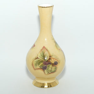 Aynsley Orchard Gold narrow neck vase