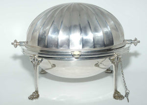 Philip Ashberry and Sons Sheffield EPNS revolving dome food warming dish