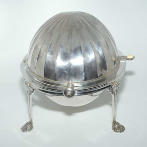 Philip Ashberry and Sons Sheffield EPNS revolving dome food warming dish