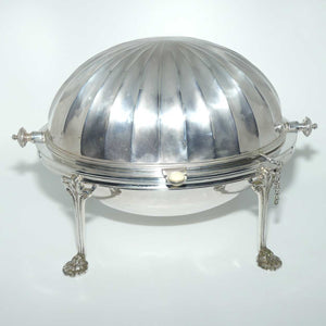 Philip Ashberry and Sons Sheffield EPNS revolving dome food warming dish