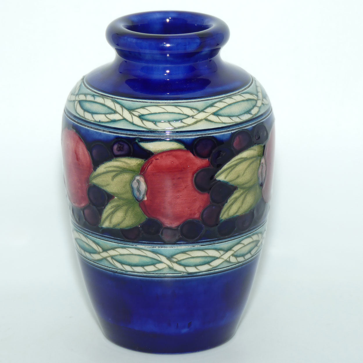 William Moorcroft Banded Pomegranate 84/6 vase | Two Bands