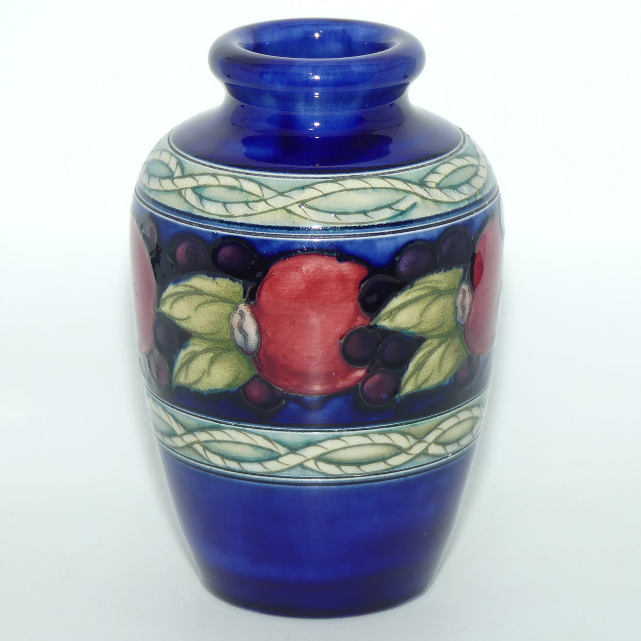William Moorcroft Banded Pomegranate 84/6 vase | Two Bands