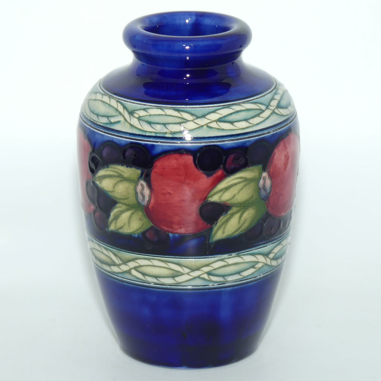 William Moorcroft Banded Pomegranate 84/6 vase | Two Bands