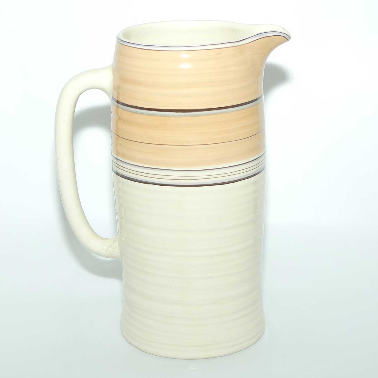 Clarice Cliff Bizarre Horizontal Banded Lemonade jug | 6328