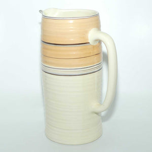 Clarice Cliff Bizarre Horizontal Banded Lemonade jug | 6328