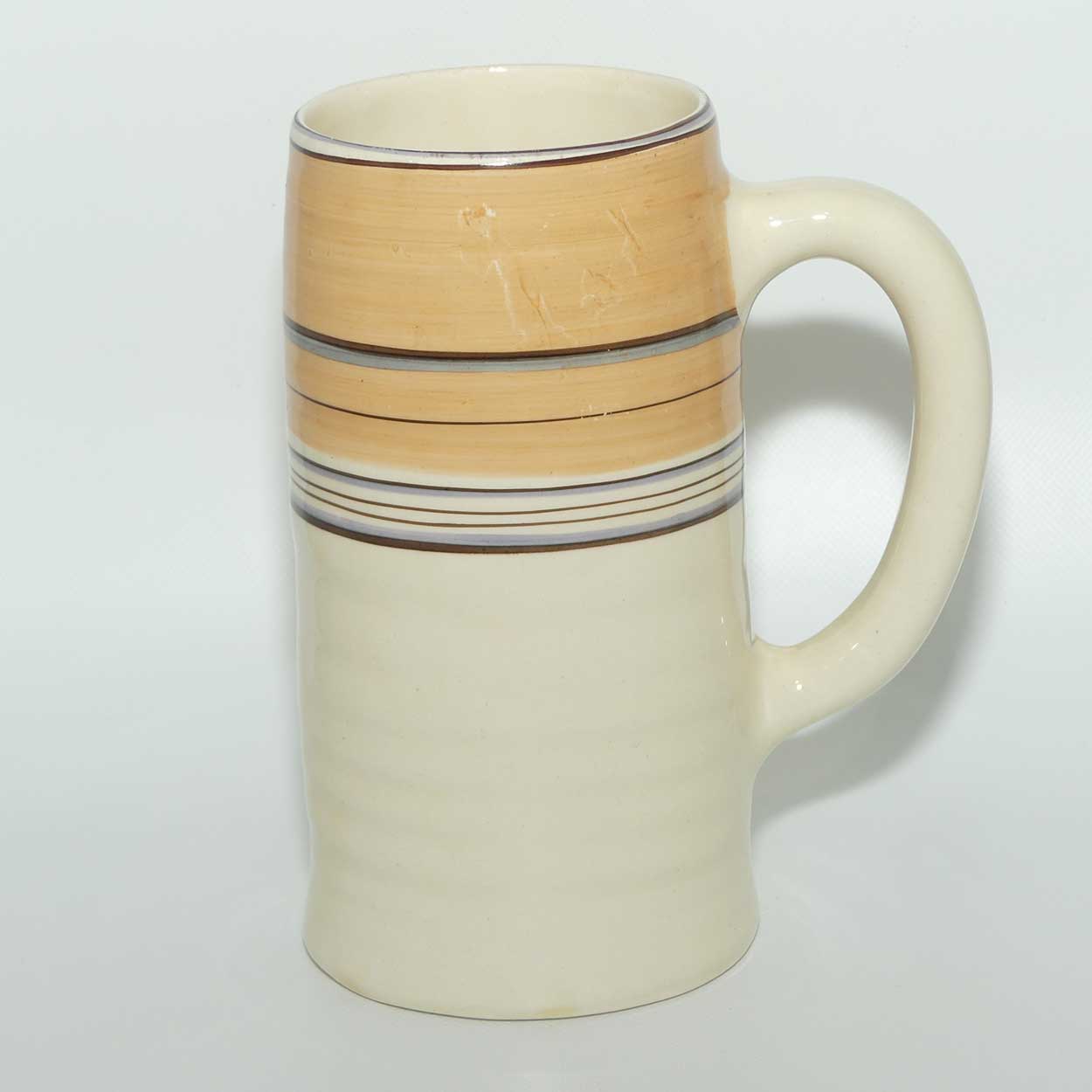 Clarice Cliff Bizarre Horizontal Banded ale tankard | #1