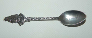 Sterling Silver Souvenir tea spoon | BANFF | Indian Chief motif