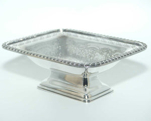 Barker Ellis England fine quality silver plated bonbon dish