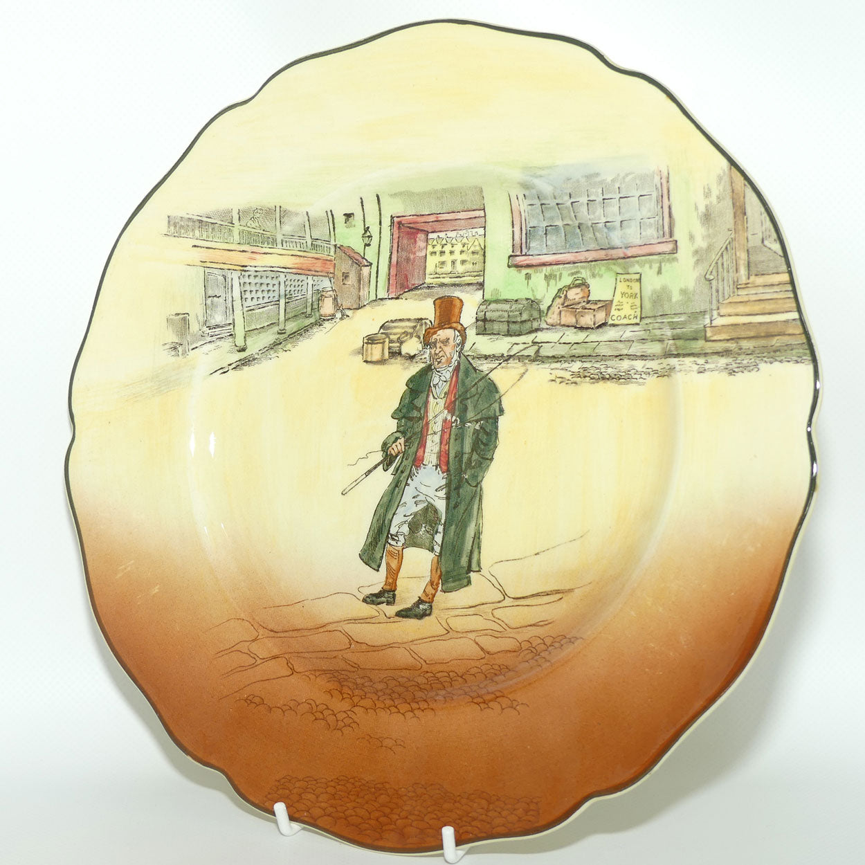 Royal Doulton Dickens Barkis Leeds shape plate D5175