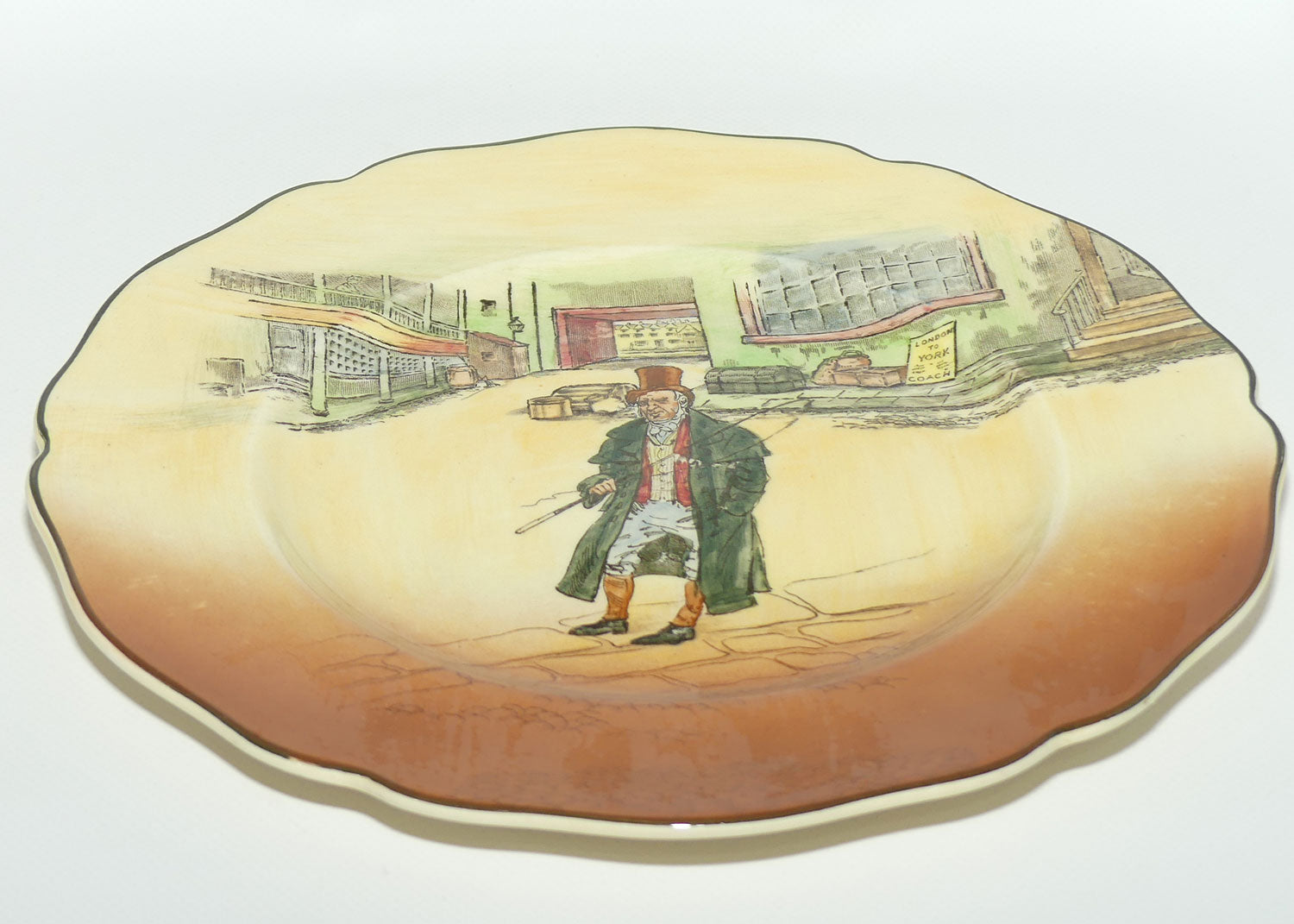 Royal Doulton Dickens Barkis Leeds shape plate D5175