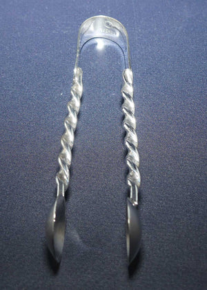 Barley Twist EPNS sugar tongs