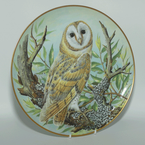 Franklin Porcelain plate | The Barn Owl by Basil Ede