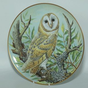 Franklin Porcelain plate | The Barn Owl by Basil Ede