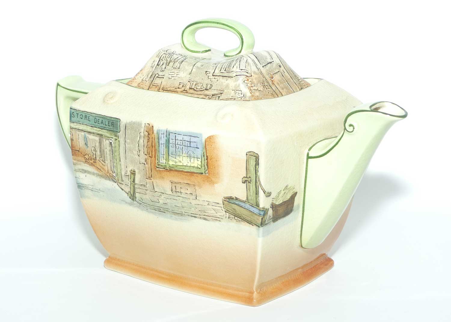 Royal Doulton Dickens Barnaby Rudge teapot D2973 | Friar shape