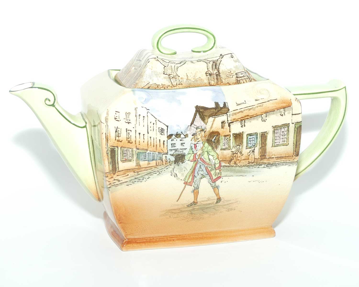 Royal Doulton Dickens Barnaby Rudge teapot D2973 | Friar shape