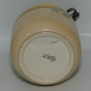 Royal Doulton Coaching Days biscuit barrel | mechanical EP lid and fancy handle D2716