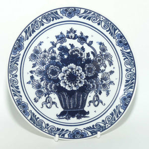 Delft Holland plate | Basket of Flowers