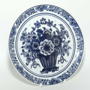 Delft Holland plate | Basket of Flowers