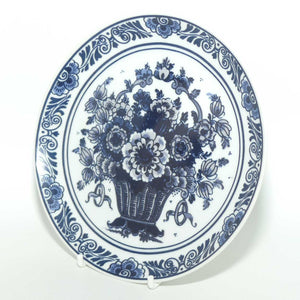 Delft Holland plate | Basket of Flowers