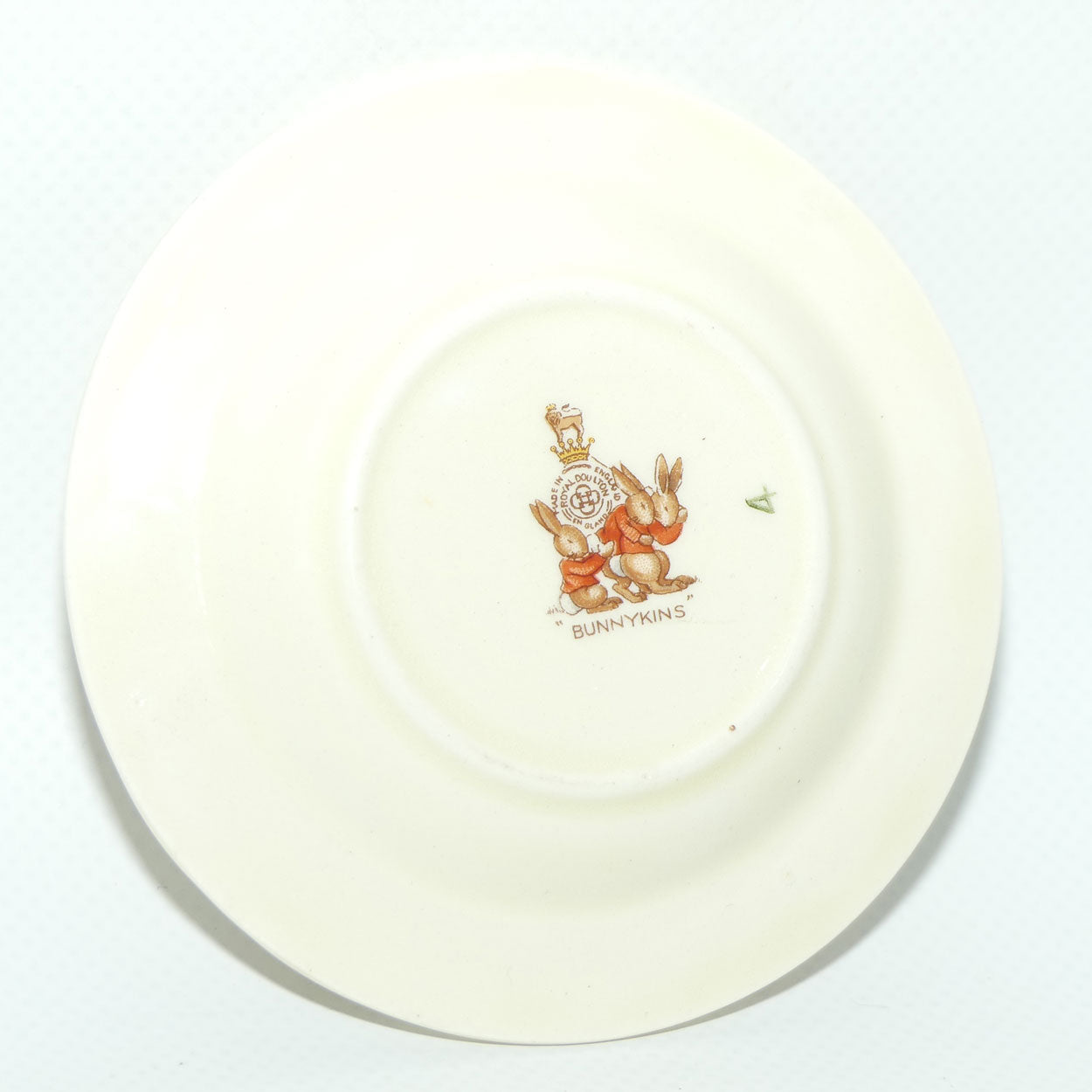 Royal Doulton Bunnykins Holding Hat and Coat beaker cover