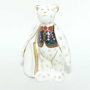 Royal Crown Derby paperweight | Shopping Bear | Collectors Guild | signed