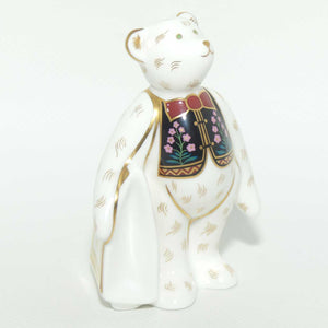 Royal Crown Derby paperweight | Shopping Bear | Collectors Guild | signed