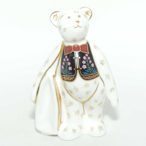 Royal Crown Derby paperweight | Shopping Bear | Collectors Guild | signed