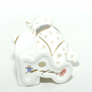 Royal Crown Derby paperweight | Shopping Bear | Collectors Guild | signed