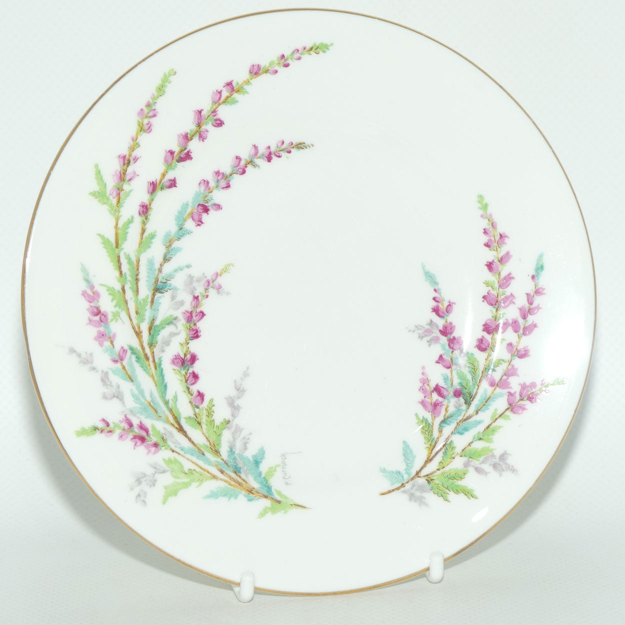 Royal Doulton Bell Heather pattern | tea trio