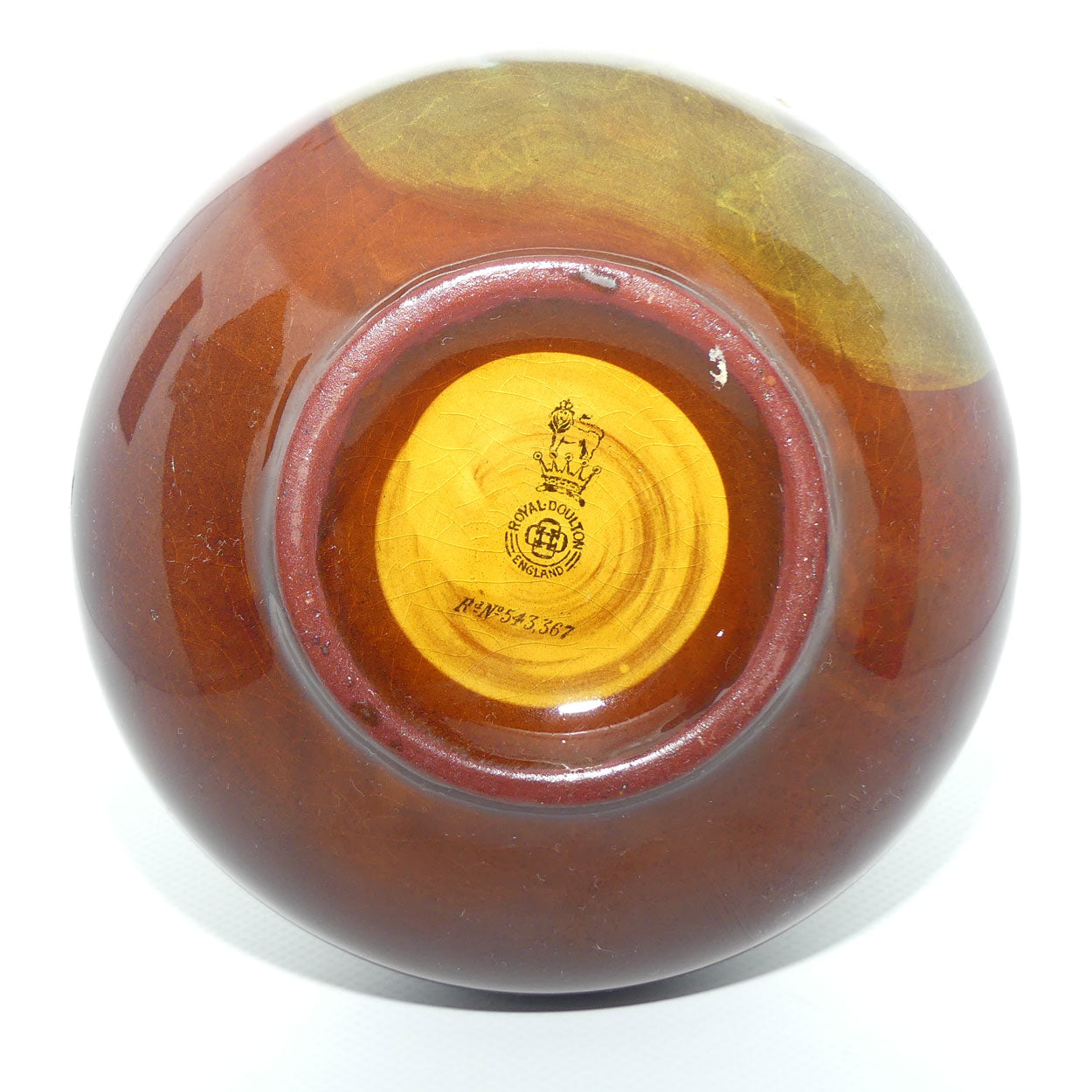 Royal Doulton Kingsware DEWARS flask Ben Jonson + stopper